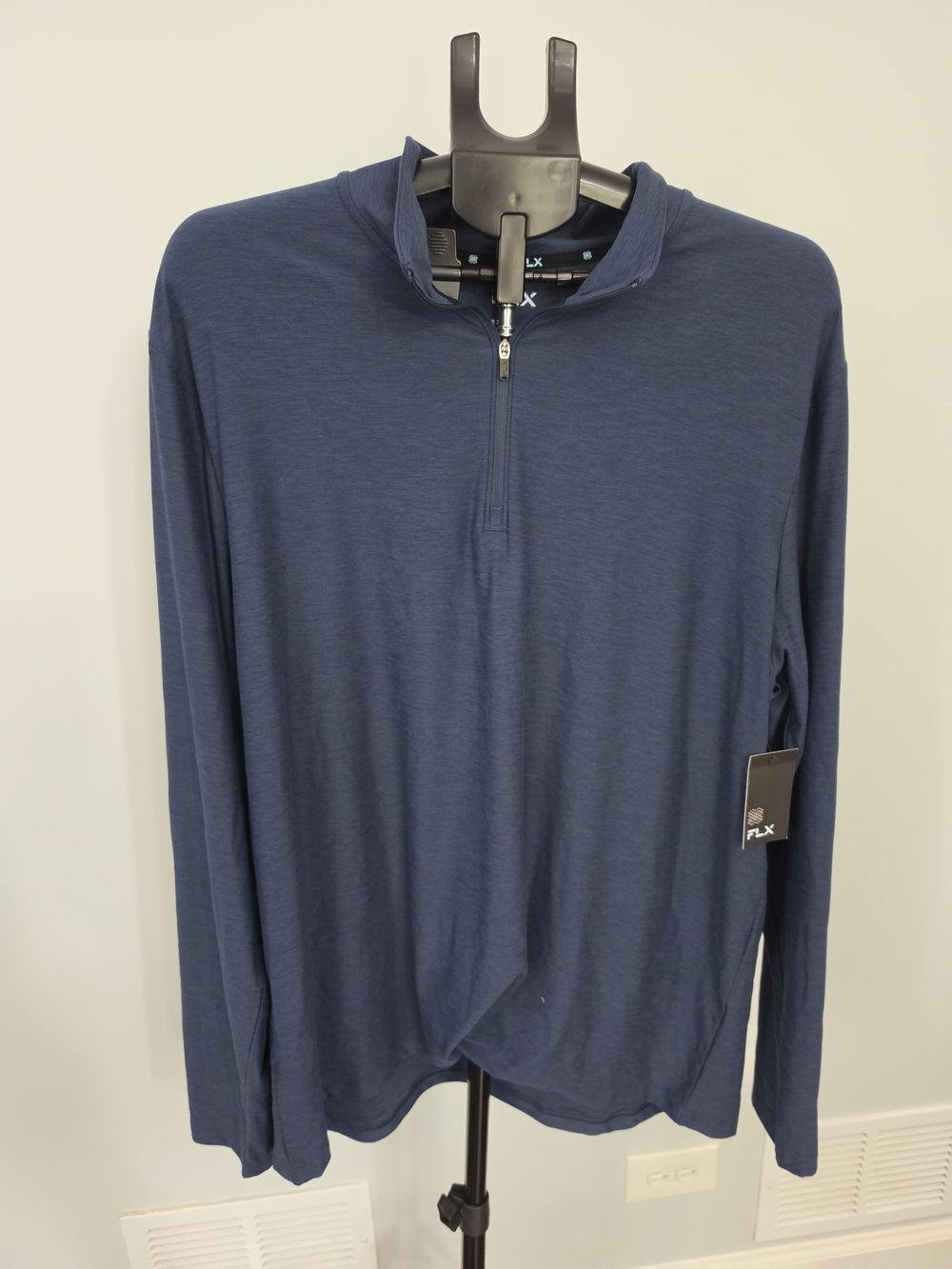 Men’s FLX Navy Performance Quarter-Zip Jacket